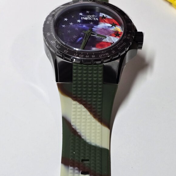 Invicta Aviator Freedom Flyer Men's Watch - 50mm, Camouflage (48956) - Picture 9 of 16
